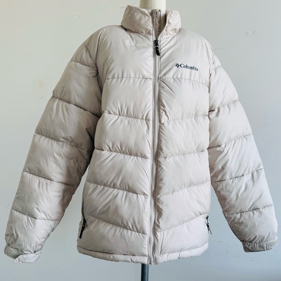 Columbia Cream Quilted Jacket Men’s small - Picture 4 of 16